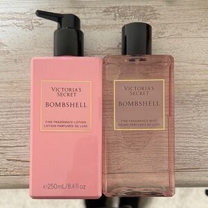 Victoria's Secret Bombshell Lotion and Mist Duo - Pink and Clear